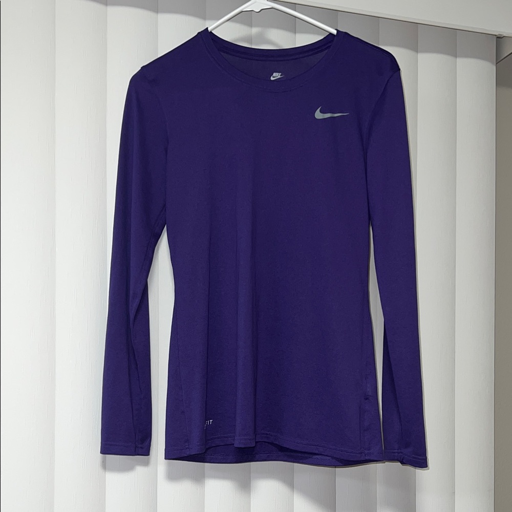 Nike Women's Deep Purple Long Sleeve Tee
